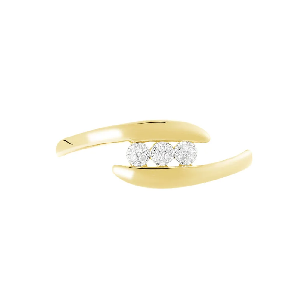 Histoire D'Or Bague Delphine Or Jaune Diamant – Image 2