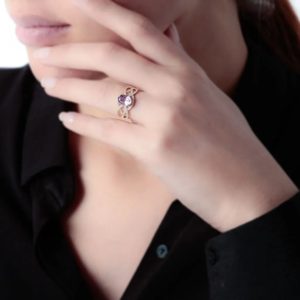 Histoire D'Or Bague Tina Or Jaune Emeraude Et Diamant – Image 4