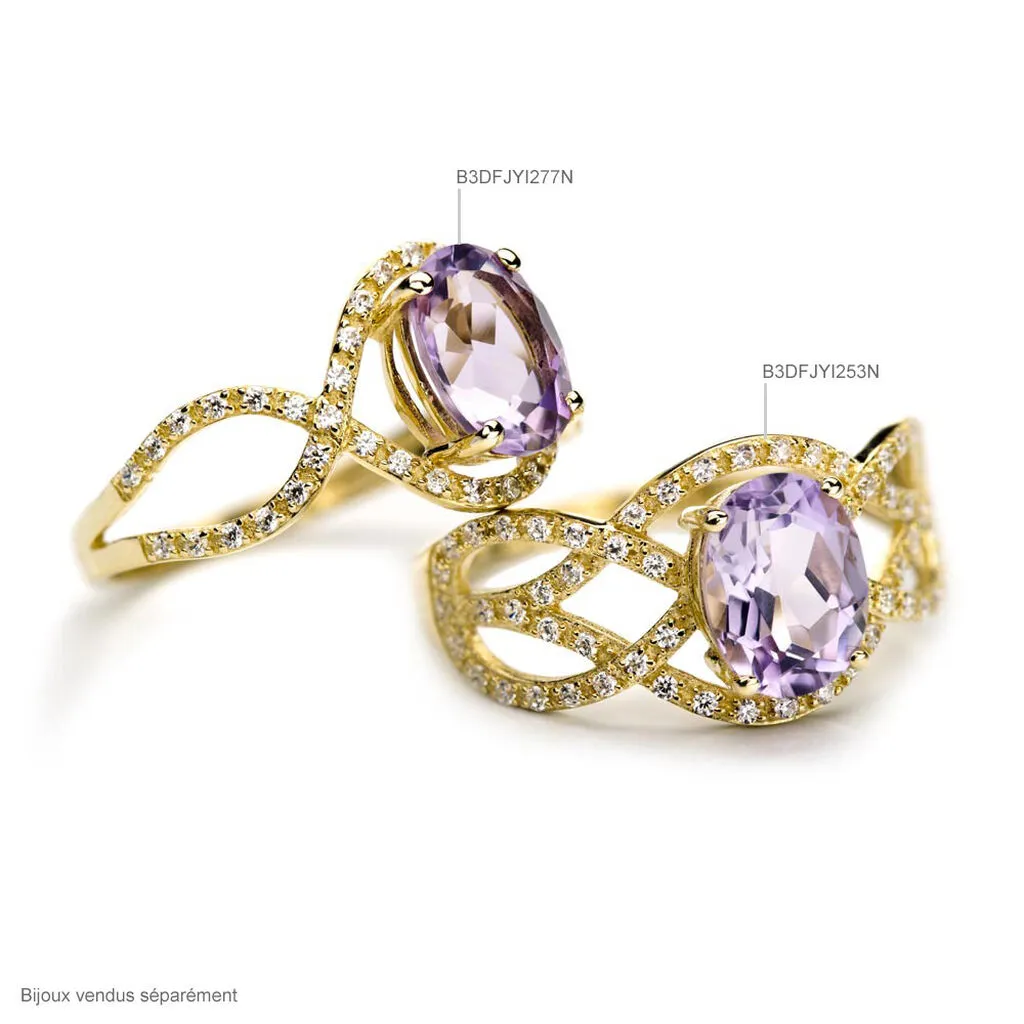 Histoire D'Or Bague Tina Or Jaune Emeraude Et Diamant – Image 3