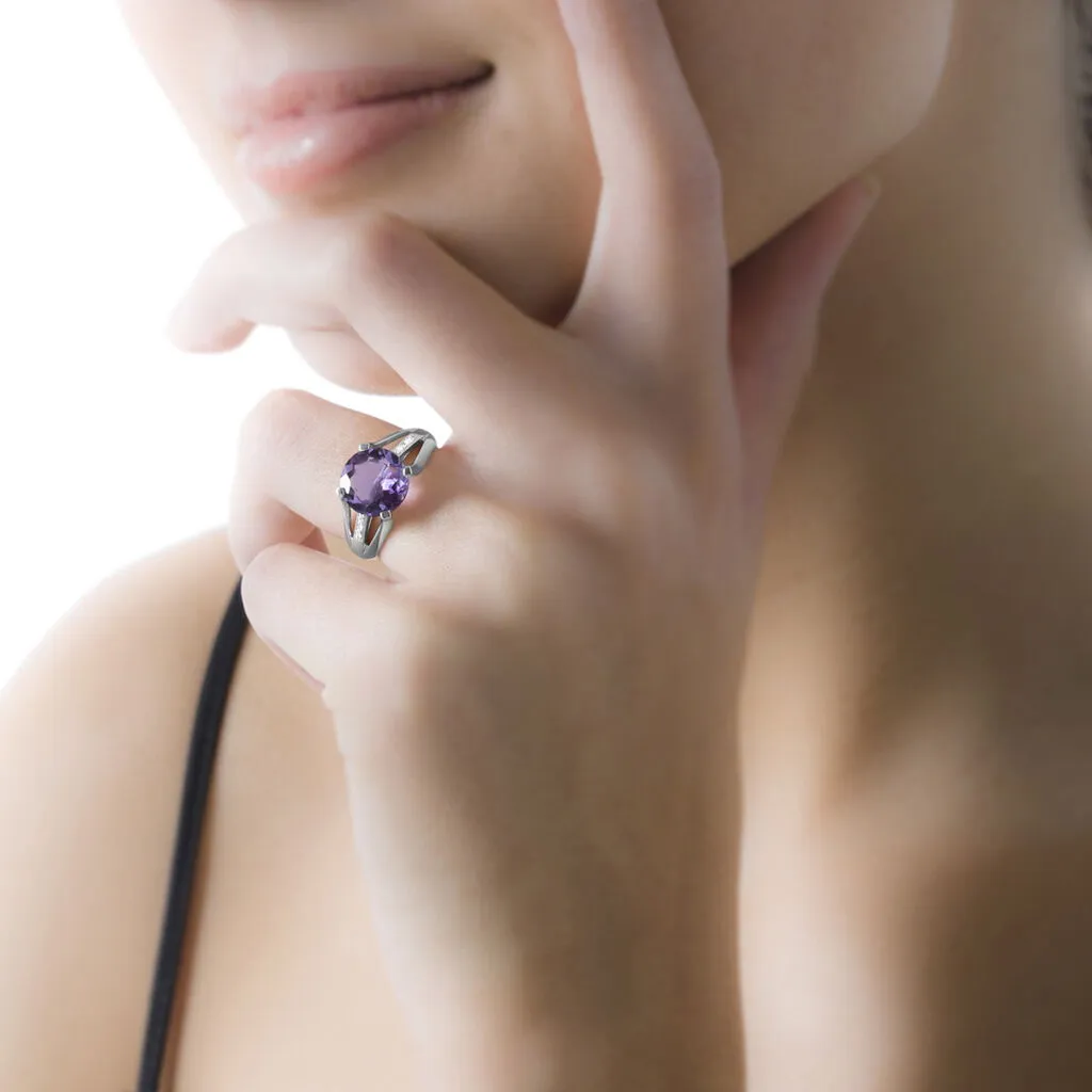 Histoire D'Or Bague Cecile Or Jaune Quartz Et Diamant – Image 3