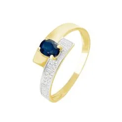 Histoire D'Or Bague Taila Or Jaune Saphir