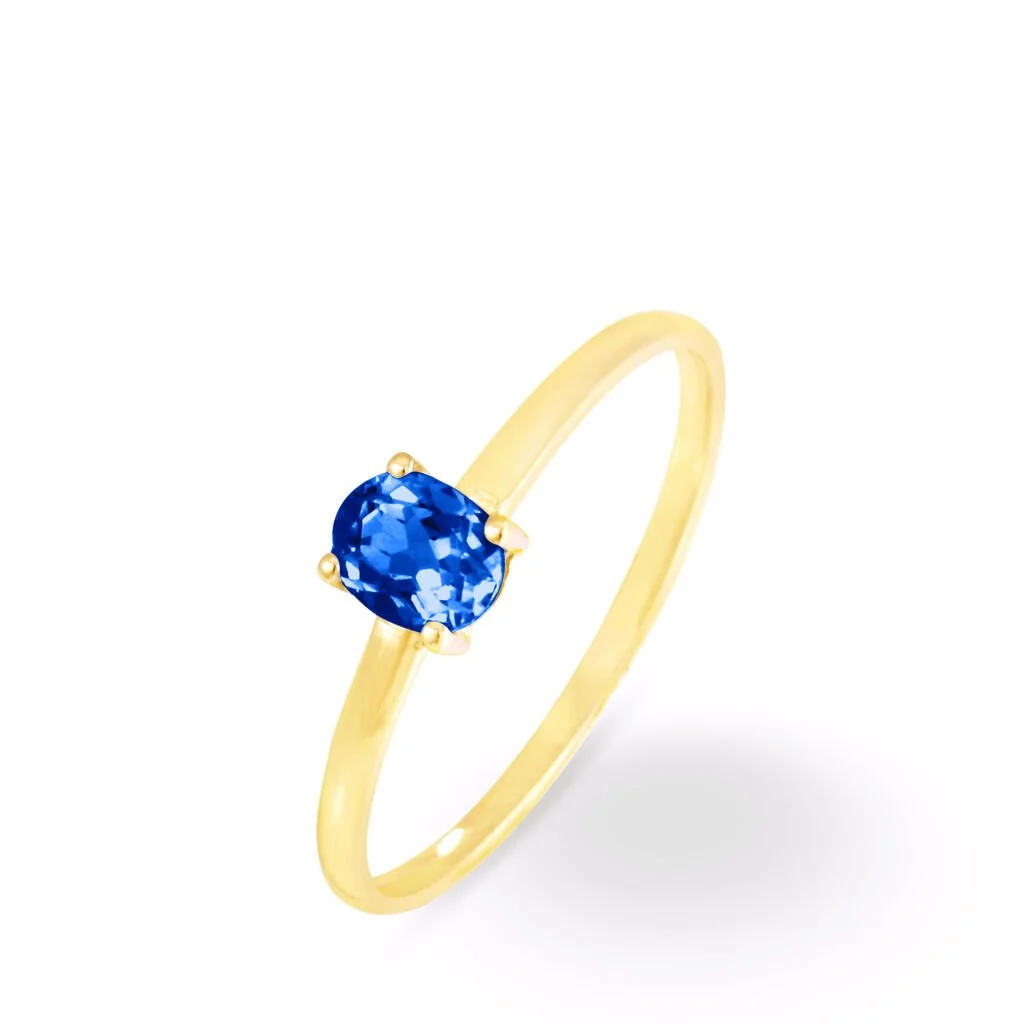 Histoire D'Or Bague Lily Or Jaune Saphir