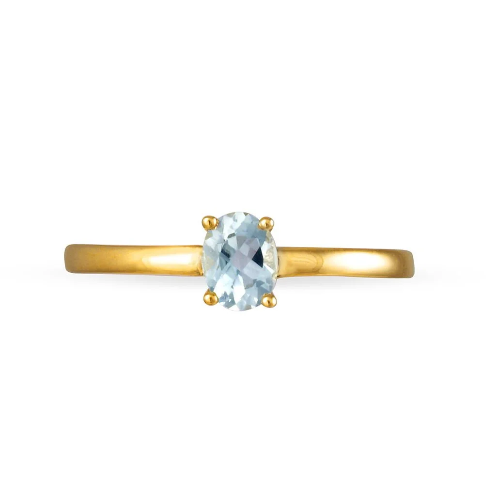 Histoire D'Or Bague Lily Or Jaune Saphir – Image 3