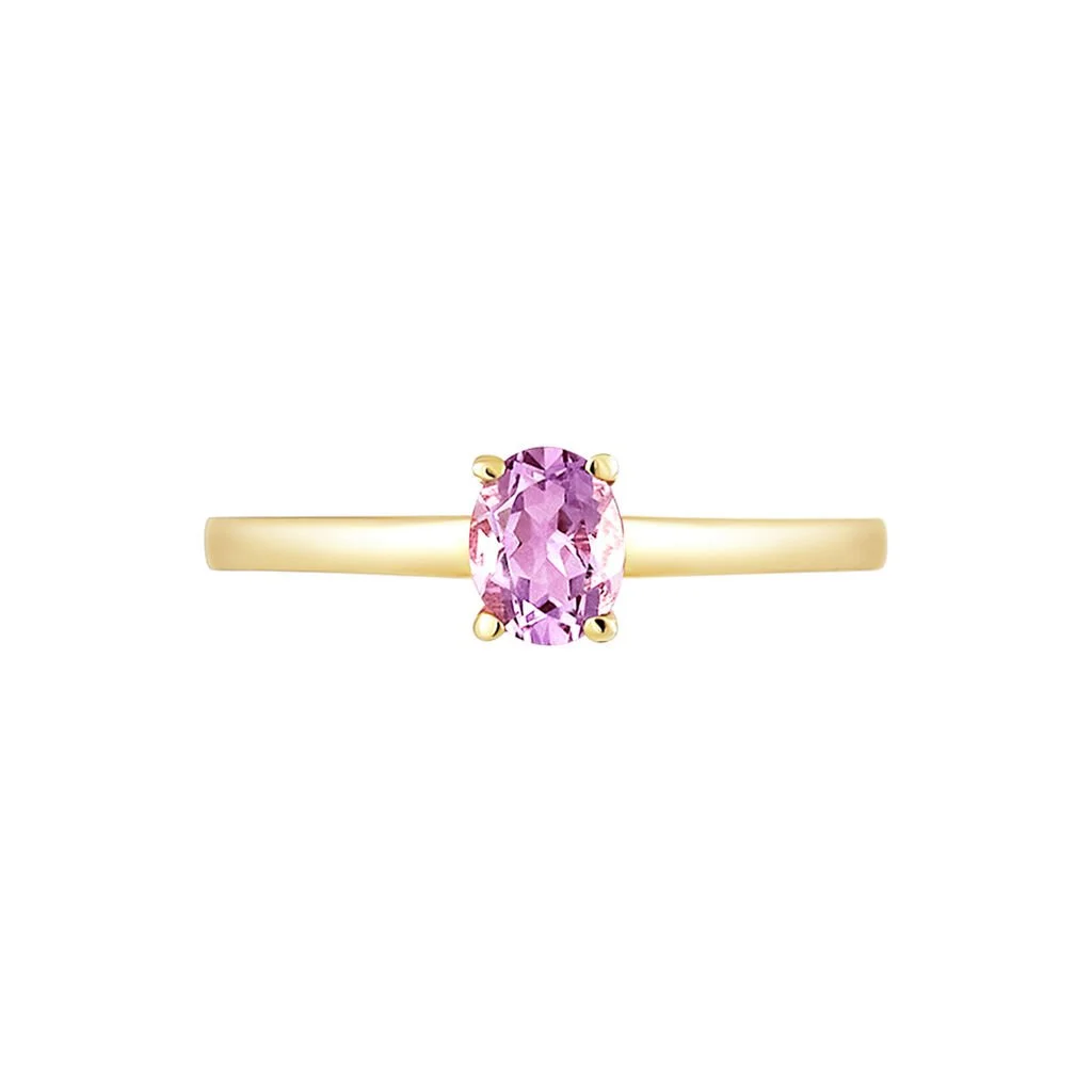 Histoire D'Or Bague Lily Or Jaune Amethyste – Image 3