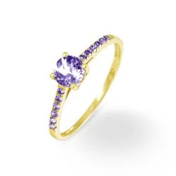 Histoire D'Or Bague Manon Or Jaune Amethyste