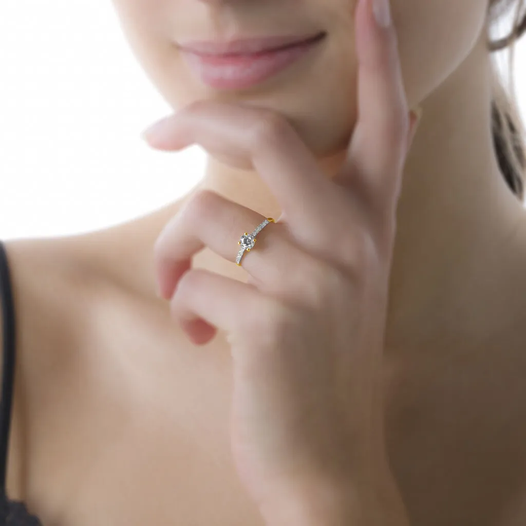 Histoire D'Or Bague Manon Or Jaune Amethyste – Image 4