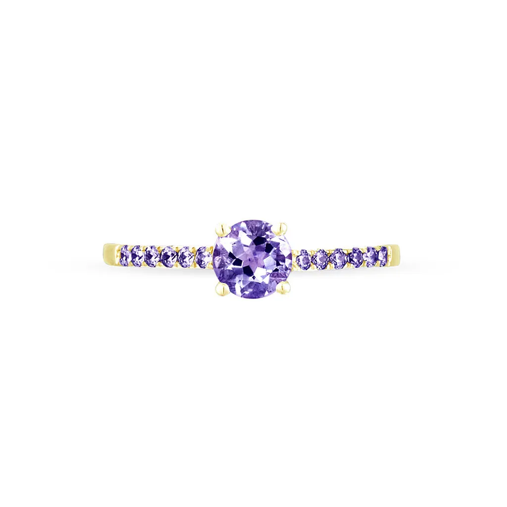 Histoire D'Or Bague Manon Or Jaune Amethyste – Image 2