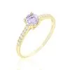 Histoire D'Or Bague Or Jaune Manon Améthyste