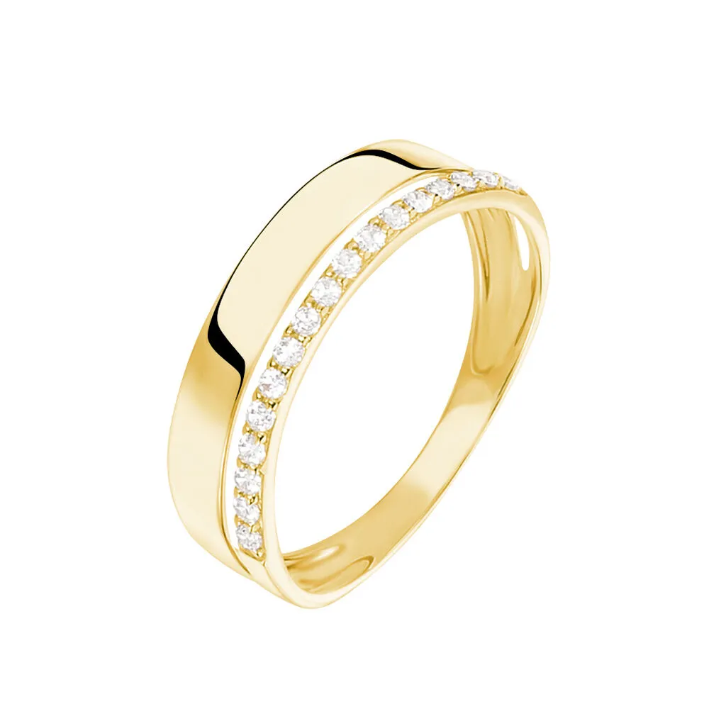 Histoire D'Or Bague Katiana Or Jaune Oxyde De Zirconium