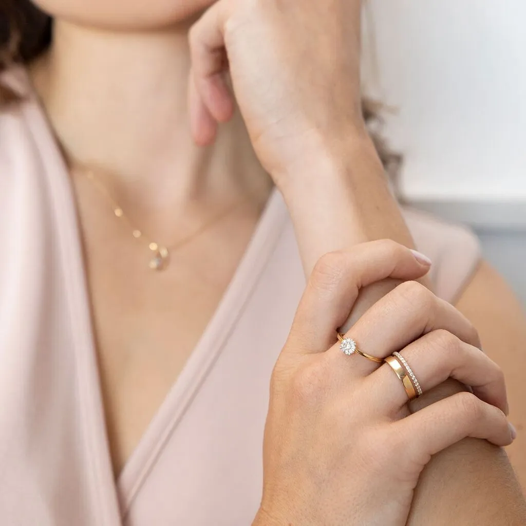 Histoire D'Or Bague Katiana Or Jaune Oxyde De Zirconium – Image 5