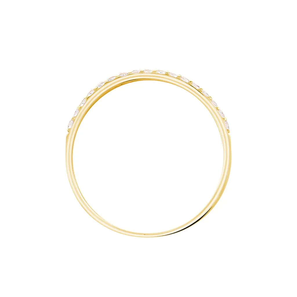Histoire D'Or Bague Katiana Or Jaune Oxyde De Zirconium – Image 3