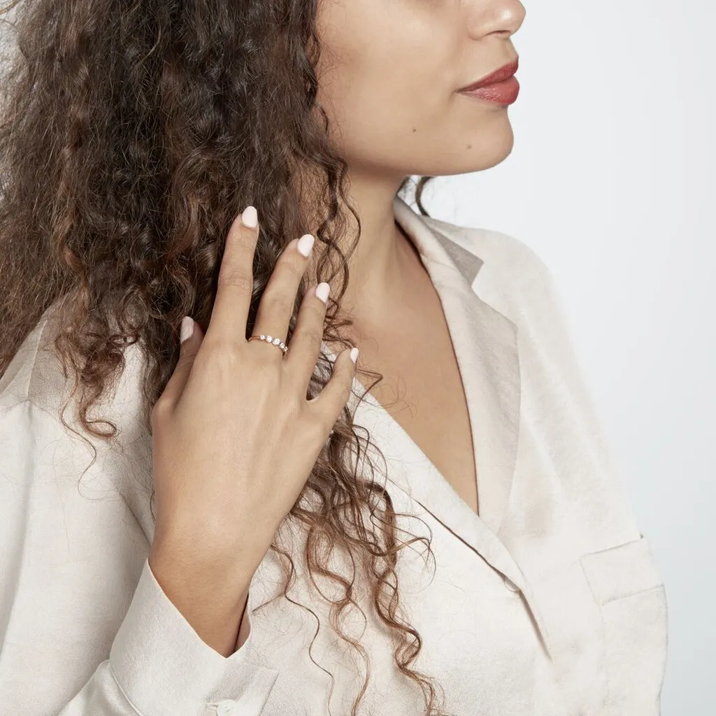 Histoire D'Or Bague Or Jaune Sabinus Oxydes De Zirconium – Image 6