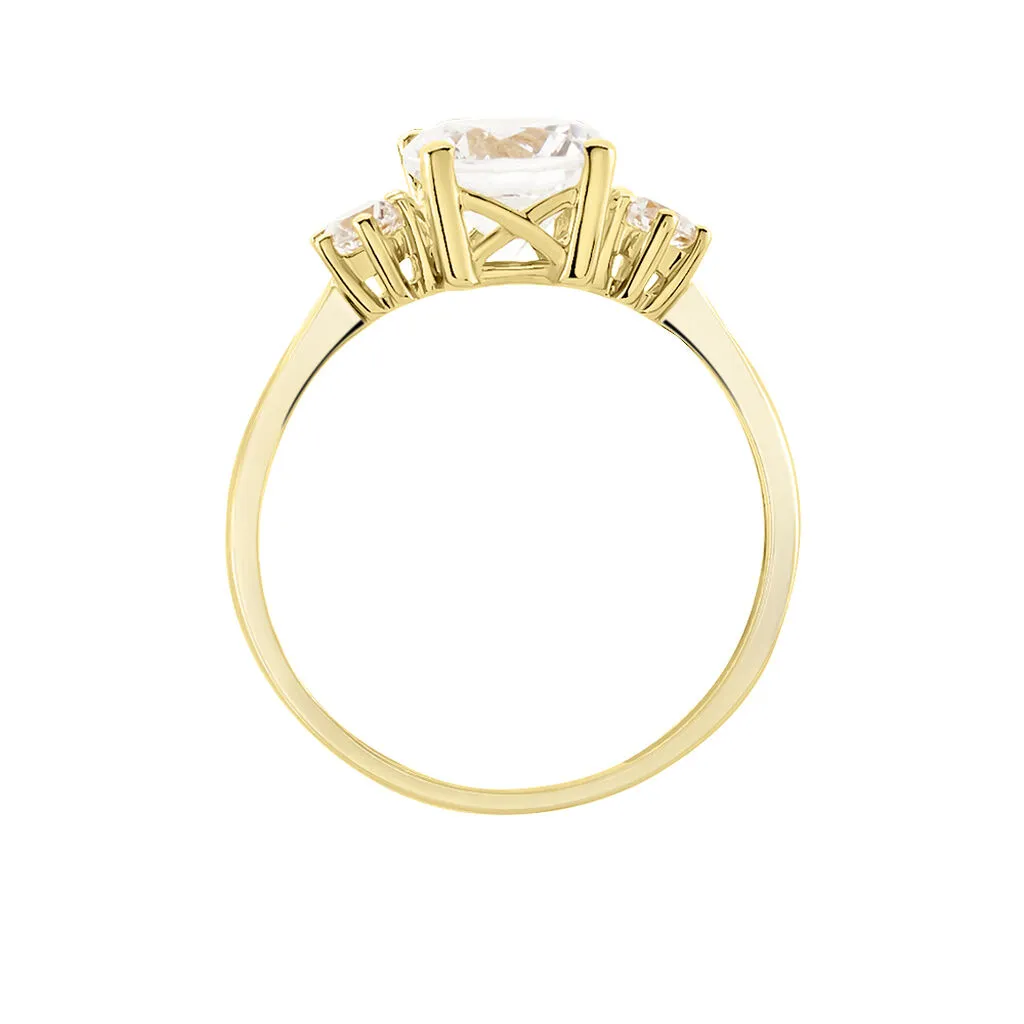Histoire D'Or Bague Or Jaune Kesari Oxyde De Zirconium – Image 3