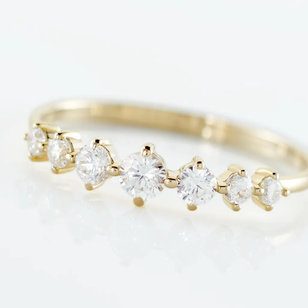 Histoire D'Or Bague Or Jaune Sunday Oxyde De Zirconium – Image 4