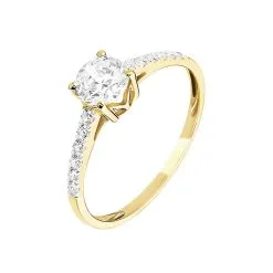 Histoire D'Or Bague Manon Or Jaune Oxyde De Zirconium