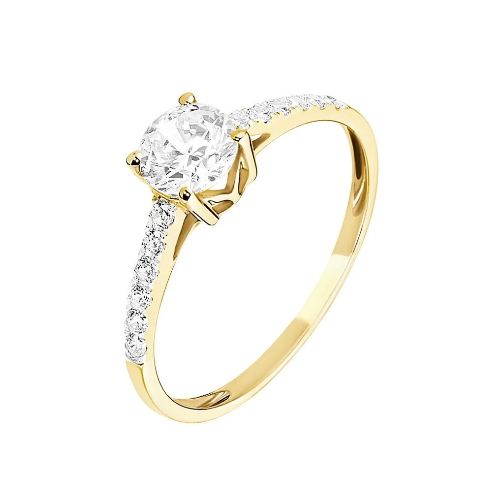 Histoire D'Or Bague Manon Or Jaune Oxyde De Zirconium