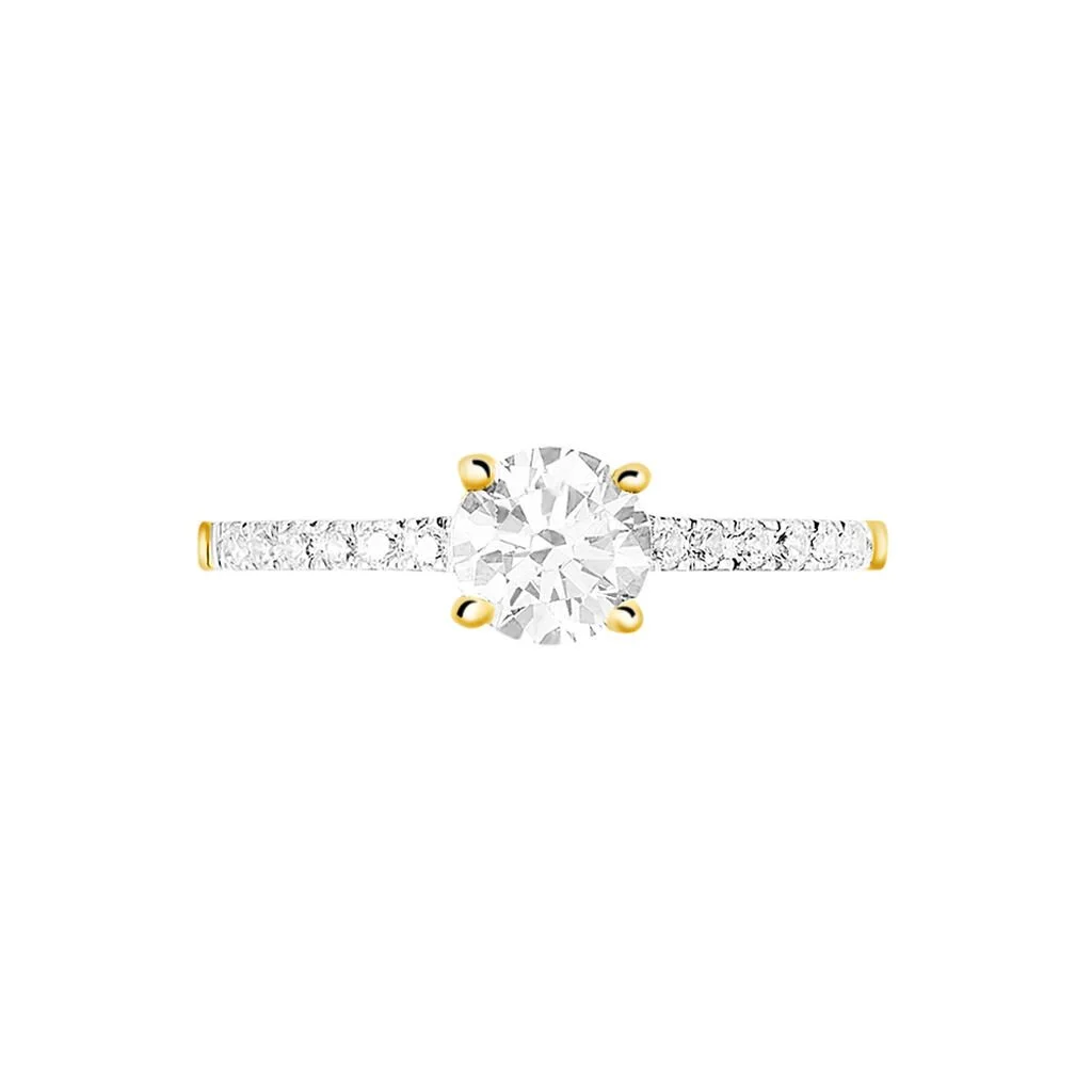 Histoire D'Or Bague Manon Or Jaune Oxyde De Zirconium – Image 2