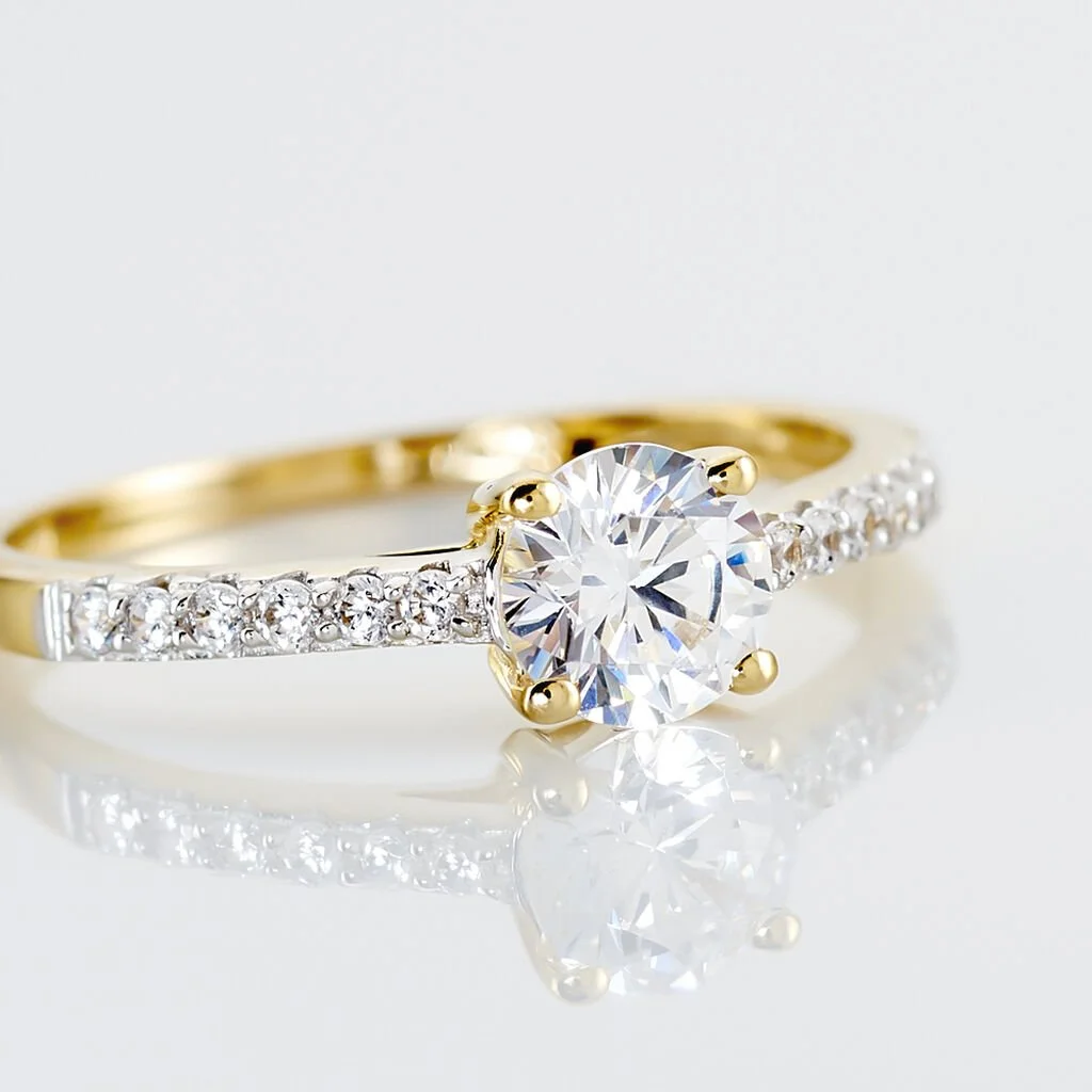 Histoire D'Or Bague Manon Or Jaune Oxyde De Zirconium – Image 4