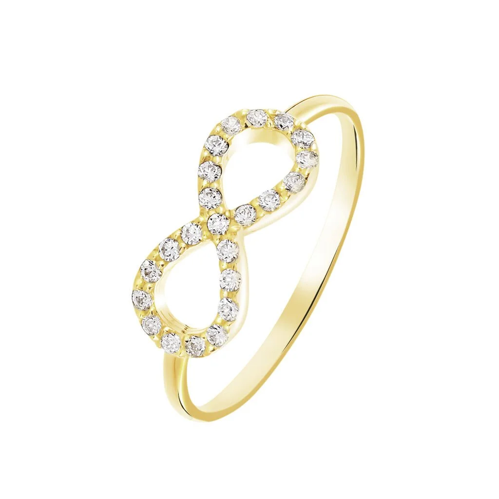 Histoire D'Or Bague Klothilda Or Jaune Oxyde De Zirconium