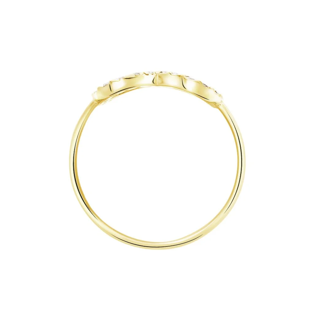 Histoire D'Or Bague Klothilda Or Jaune Oxyde De Zirconium – Image 3