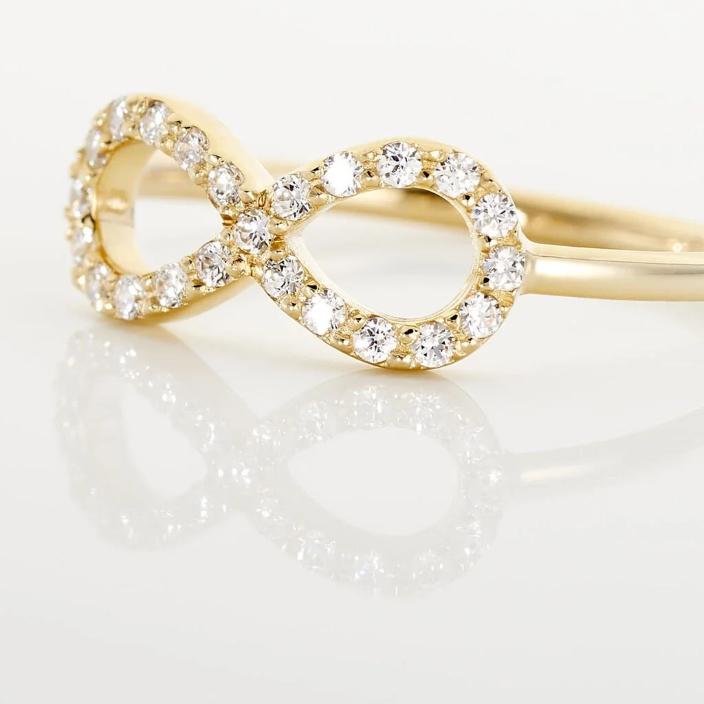 Histoire D'Or Bague Klothilda Or Jaune Oxyde De Zirconium – Image 4