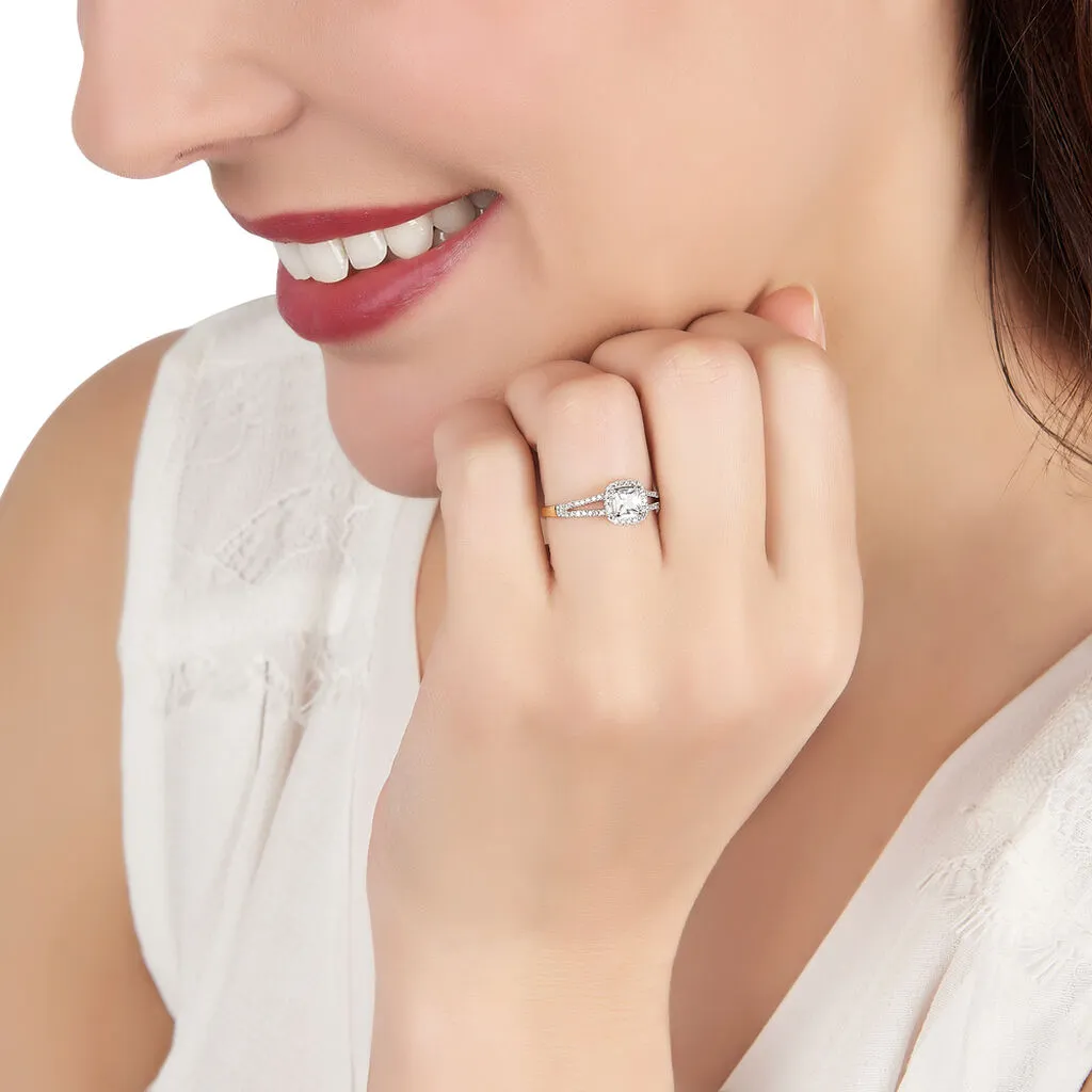 Histoire D'Or Bague Solitaire Armael Or Jaune Oxyde De Zirconium – Image 4