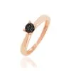 Histoire D'Or Bague Solitaire Collection Grace Or Rose Diamant