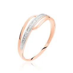 Histoire D'Or Bague Solena Or Rose Diamant