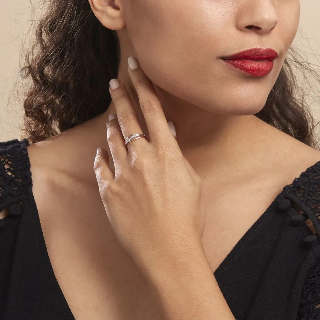 Histoire D'Or Bague Solena Or Rose Diamant – Image 4