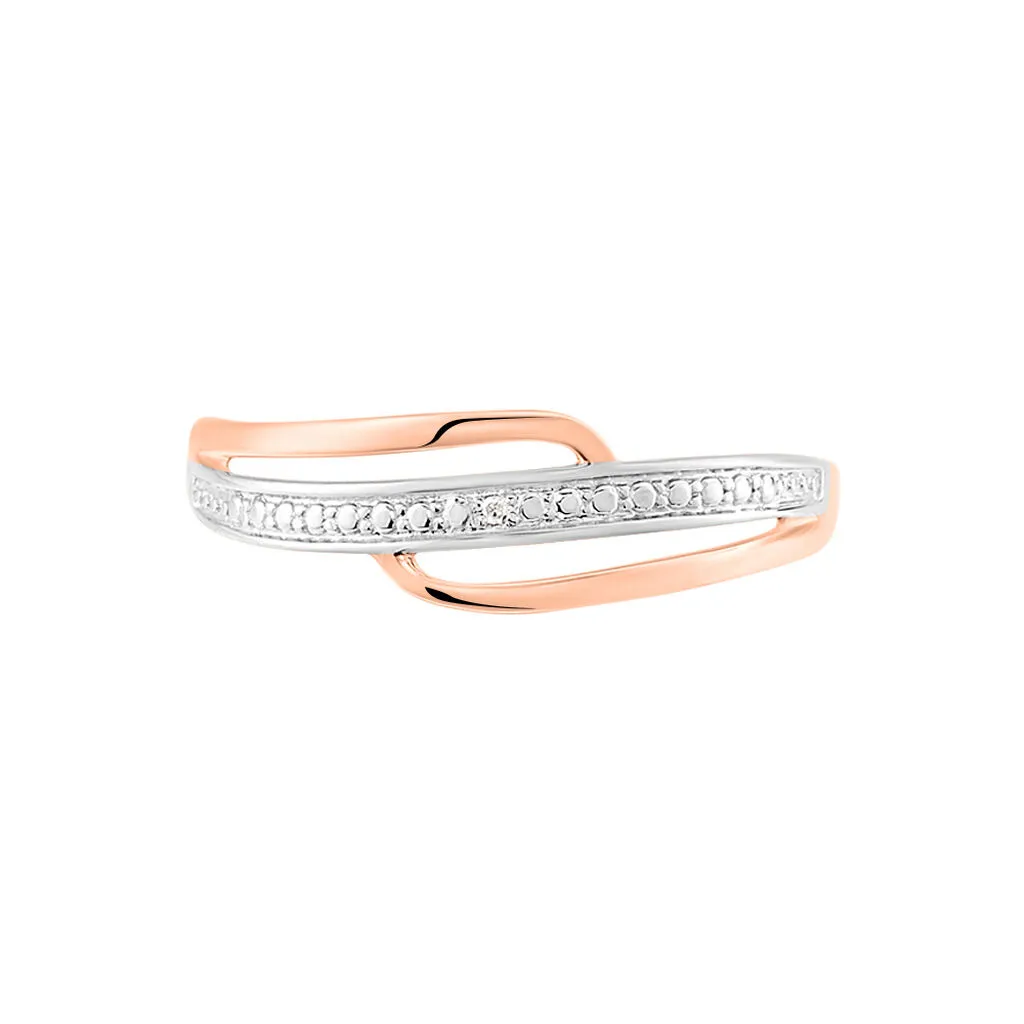 Histoire D'Or Bague Solena Or Rose Diamant – Image 2
