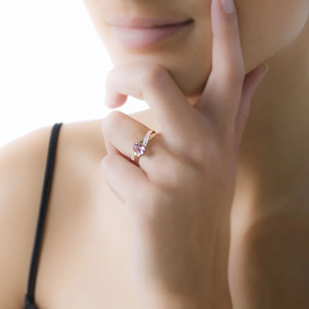 Histoire D'Or Bague Candice Or Rose Quartz – Image 4