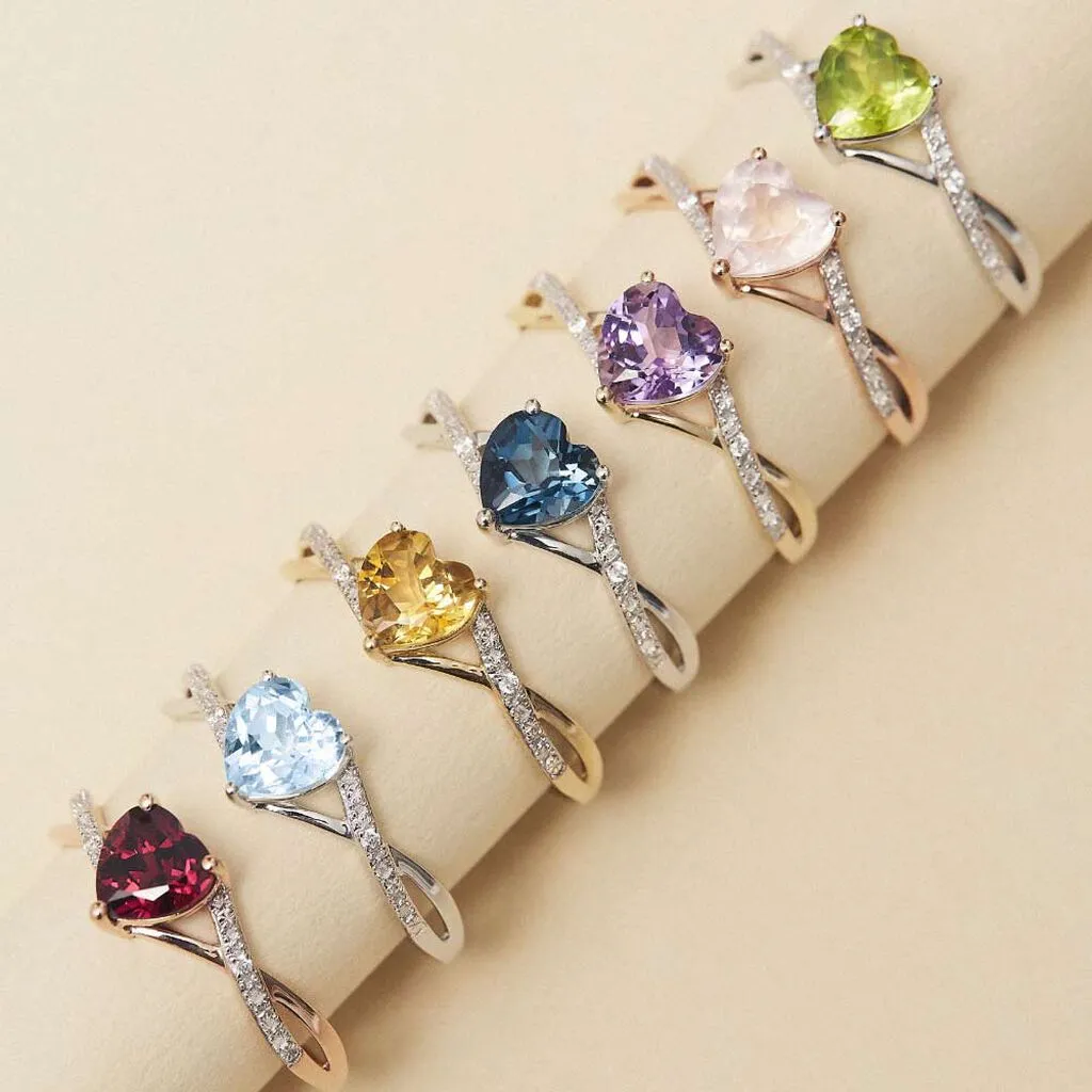 Histoire D'Or Bague Clothilde Or Rose Quartz Et Oxyde – Image 5