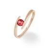 Histoire D'Or Bague Tiphaine Or Rose Rubis