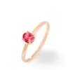 Histoire D'Or Bague Lily Or Rose Rubis