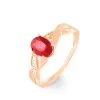 Histoire D'Or Bague Candice Or Rose Rubis