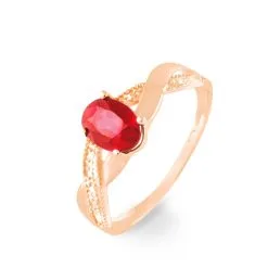 Histoire D'Or Bague Candice Or Rose Rubis