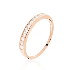 Histoire D'Or Bague Davila Or Rose Oxyde De Zirconium