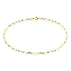 Histoire D'Or Chaine De Cheville Or Jaune Kalla