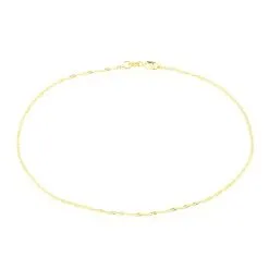 Histoire D'Or Chaîne De Cheville Maille Singapour Or Jaune