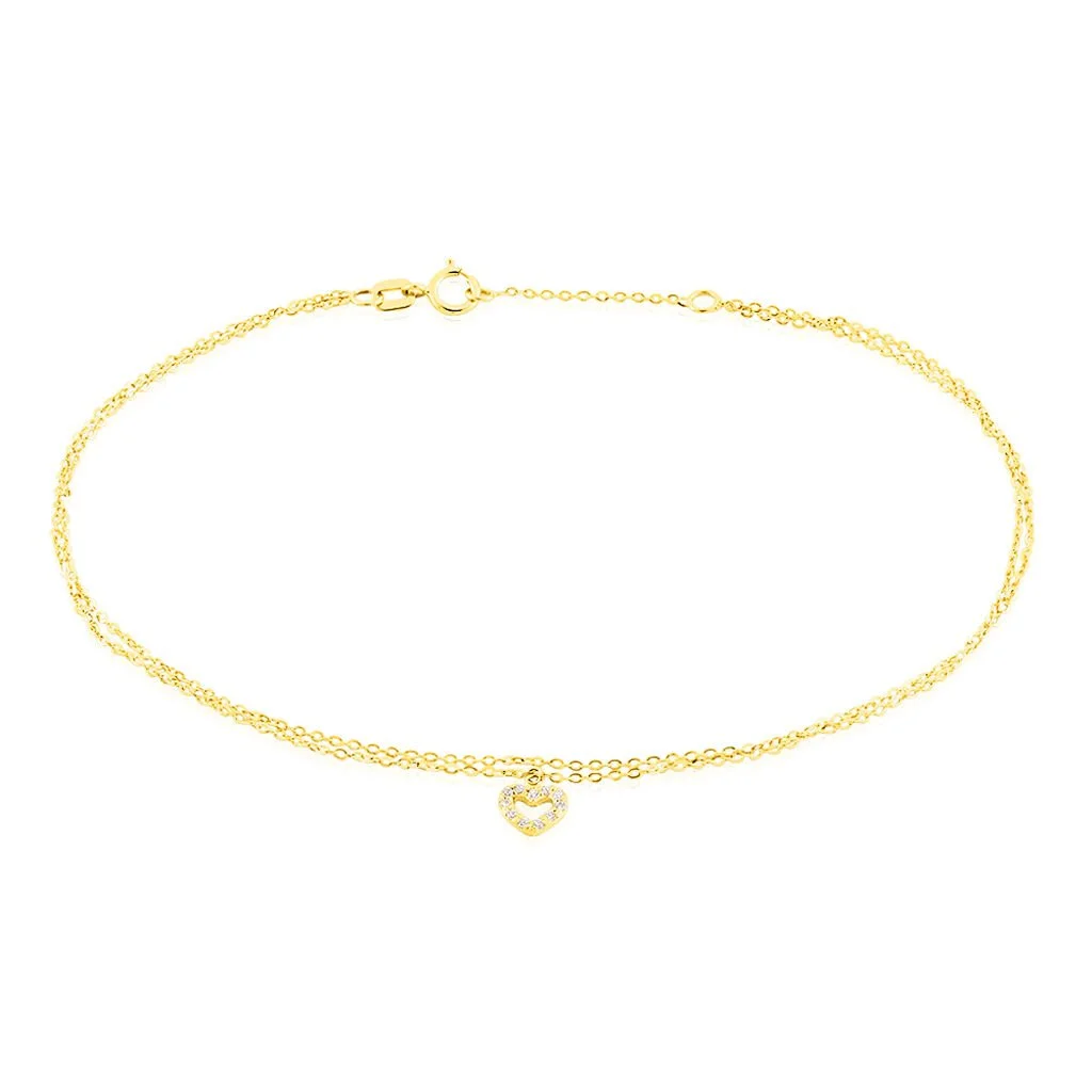 Histoire D'Or Chaîne De Cheville Salome Or Jaune