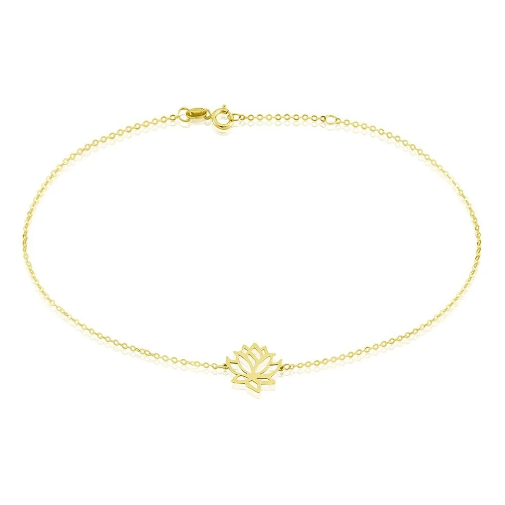 Histoire D'Or Chaîne De Cheville Or Jaune Nevia