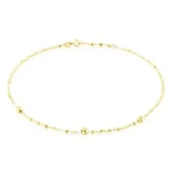 Histoire D'Or Chaîne De Cheville Plantie Or Jaune