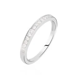 Histoire D'Or Alliance Juliette Or Blanc Diamant