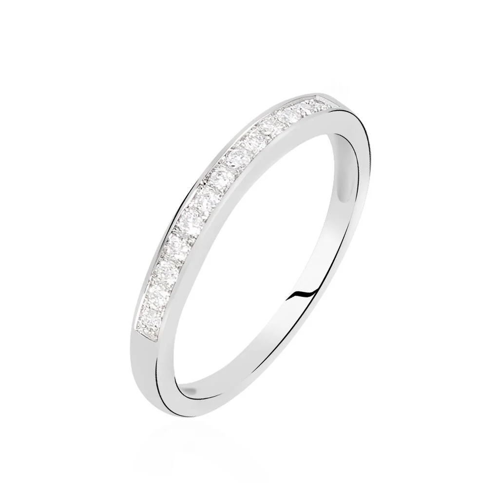 Histoire D'Or Alliance Juliette Or Blanc Diamant
