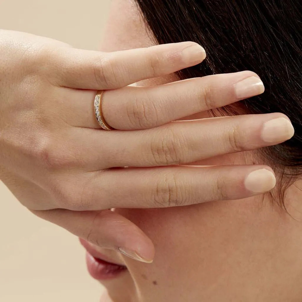 Histoire D'Or Alliance Juliette Or Blanc Diamant – Image 5