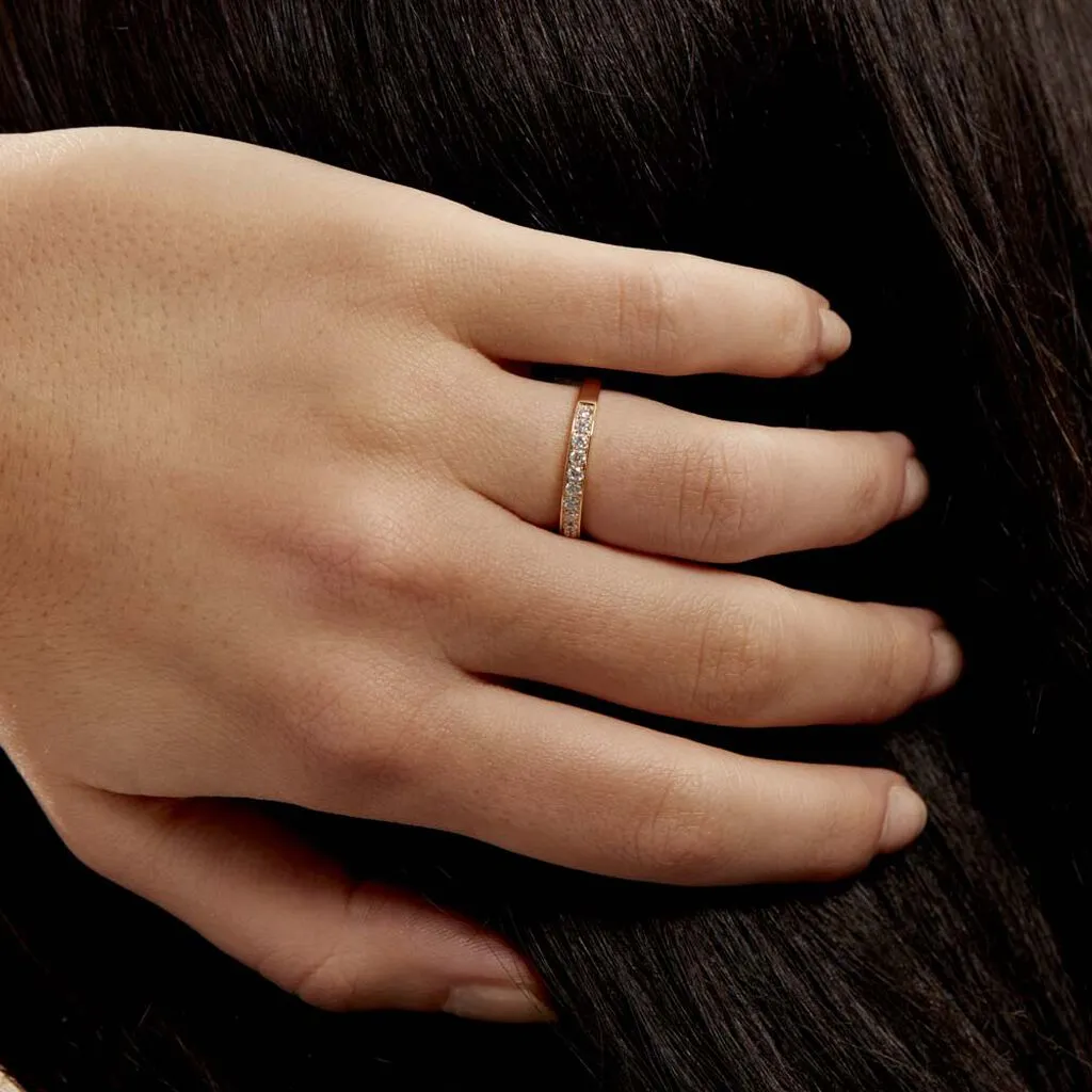 Histoire D'Or Alliance Juliette Or Blanc Diamant – Image 6