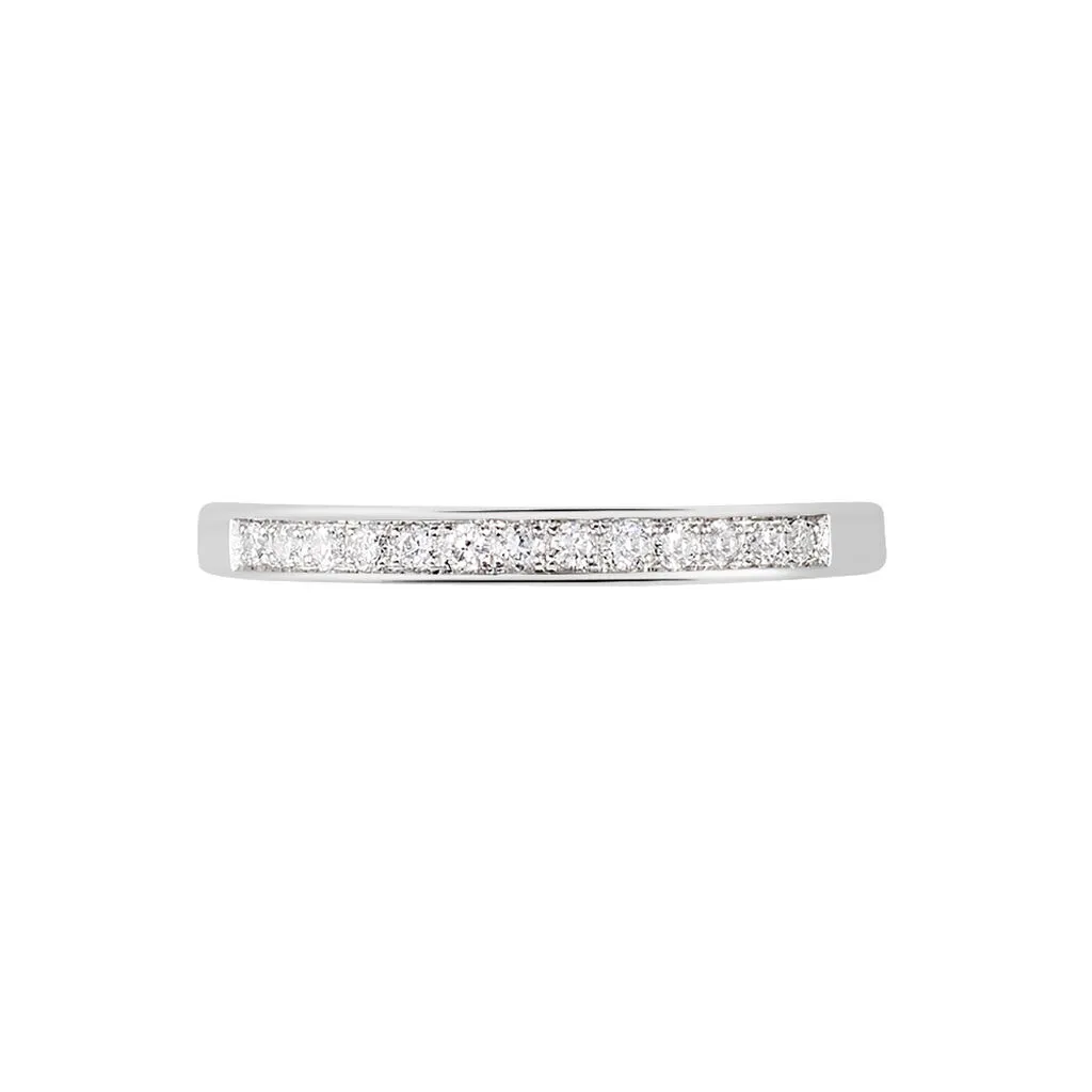 Histoire D'Or Alliance Juliette Or Blanc Diamant – Image 2