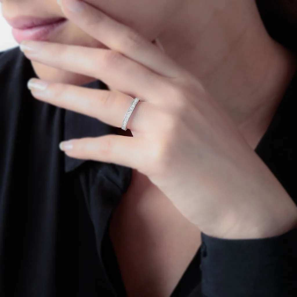 Histoire D'Or Alliance Juliette Or Blanc Diamant – Image 4