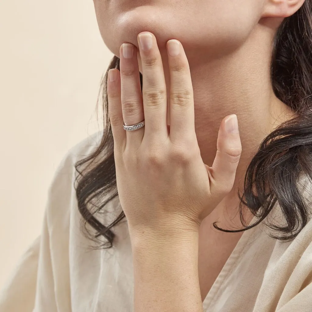 Histoire D'Or Alliance Giulia Or Blanc Diamant – Image 4