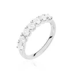 Histoire D'Or Alliance Eloise Or Blanc Diamant